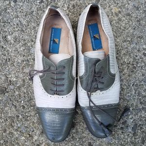 11.5 Giorgio Brutini shoes with gray toe